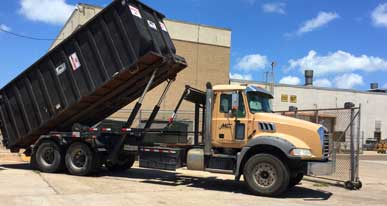 mdi-roll-off-for-milcon-projects MDI roll-off dumpster container and truck