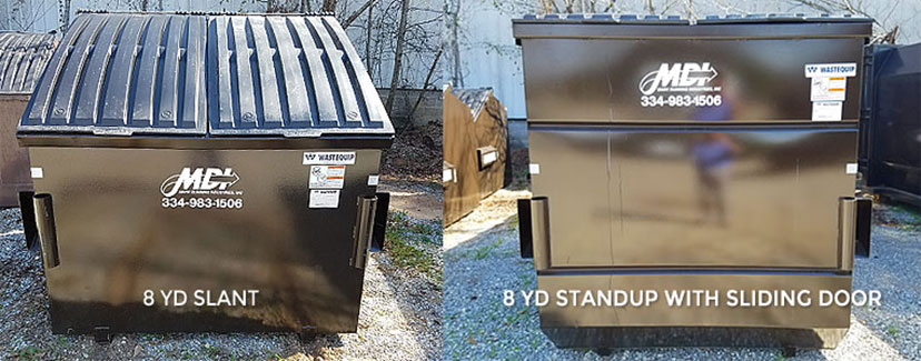 8-yard-mdi-dumpsters-828 MDI 8 yard dumpsters.