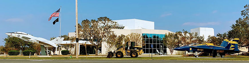 MDI-Grounds-and-road-Maintenance-870 MDI grounds maintenance tractor at NAS Pensacola.