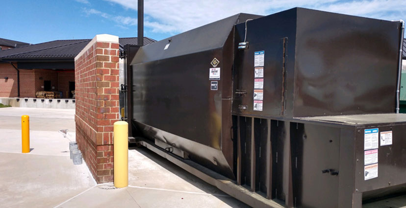 MDI-stationary-compactor-at-Fort-Lee-828 MDI stationary compactor at Fort Lee.